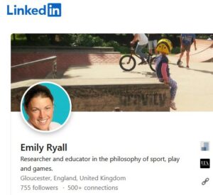 Thumbnail of Dr Emily Ryall's LinkedIn page
